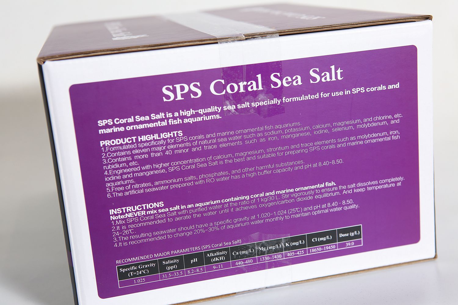 SPS珊瑚专用海水盐-箱装